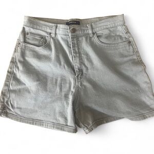 Women's Gray Denim Shorts